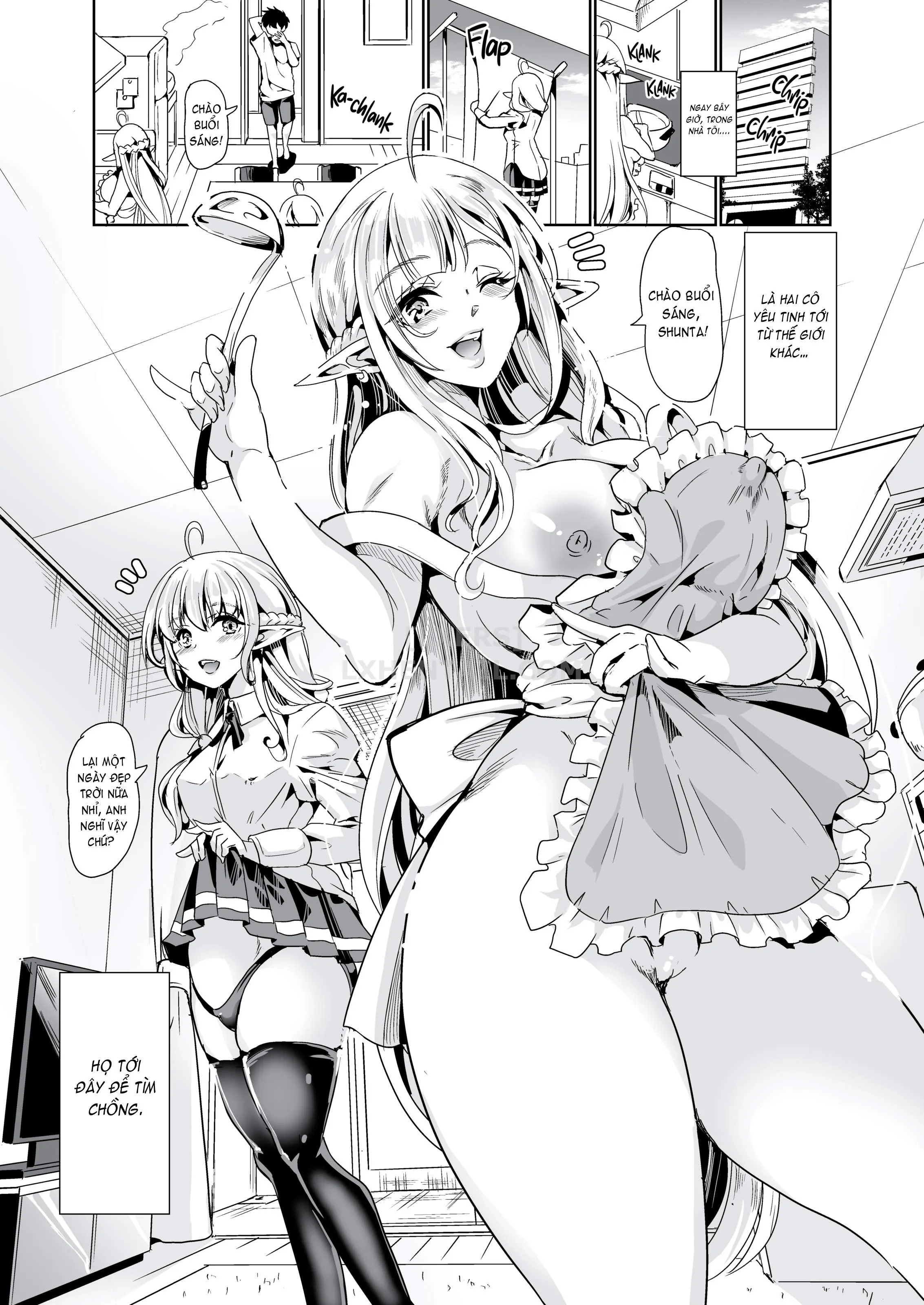 HentaiVN.net - Ảnh 6 - Slutty Elf Sisters Seeking a Husband - Chap 1