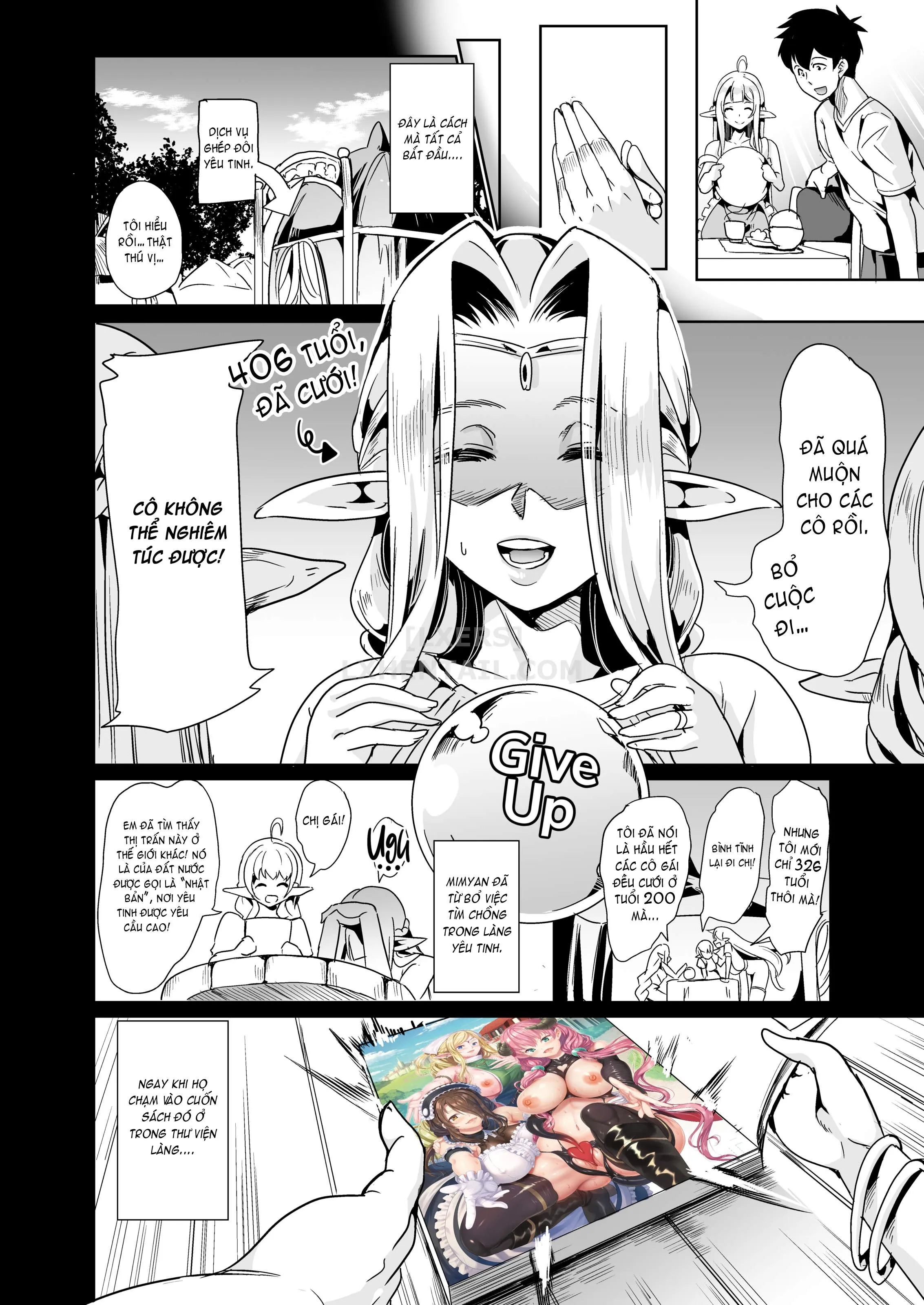 HentaiVN.net - Ảnh 7 - Slutty Elf Sisters Seeking a Husband - Chap 1
