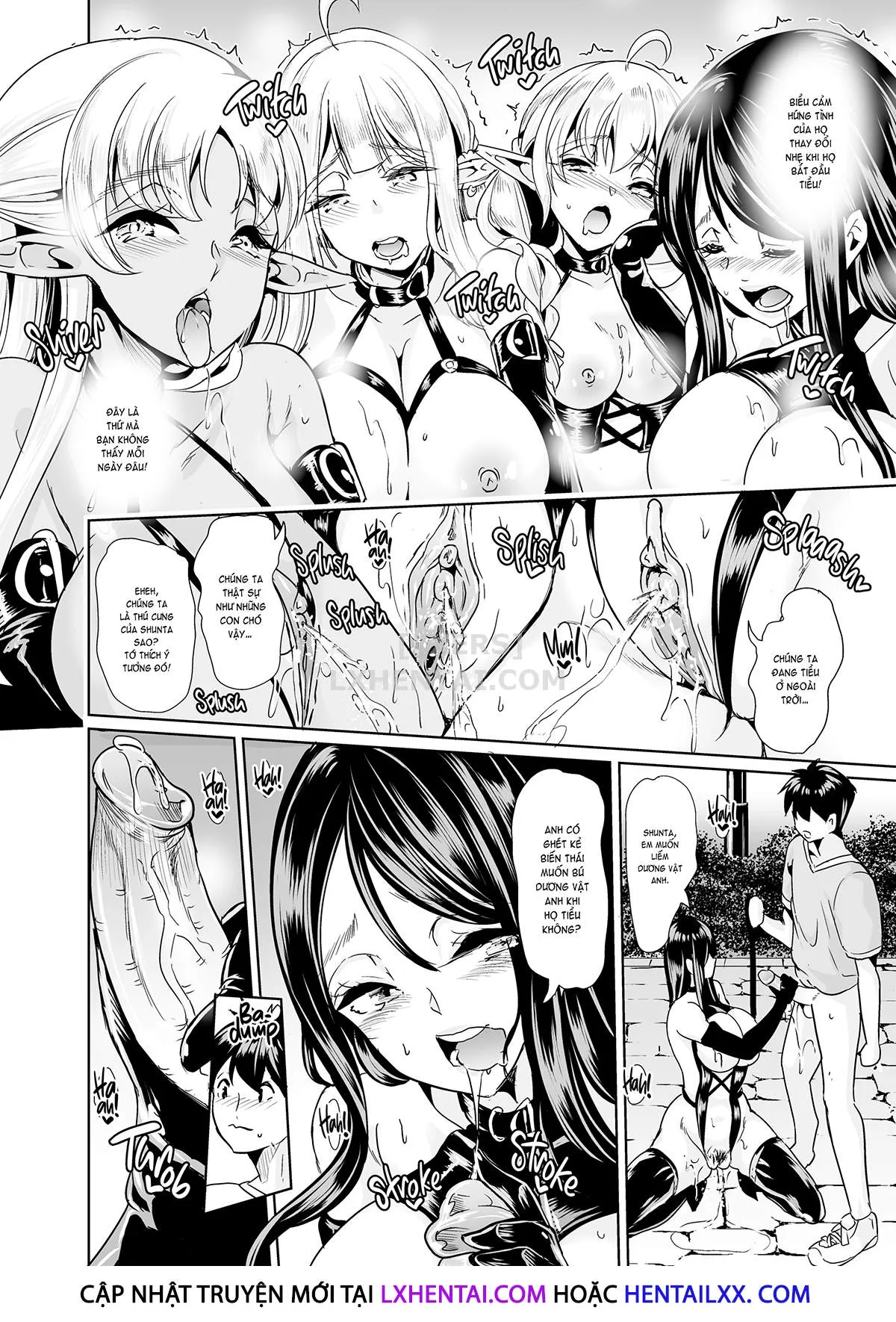HentaiVN.net - Ảnh 20 - Slutty Elf Sisters Seeking a Husband - Chap 3 - Harem Quartet