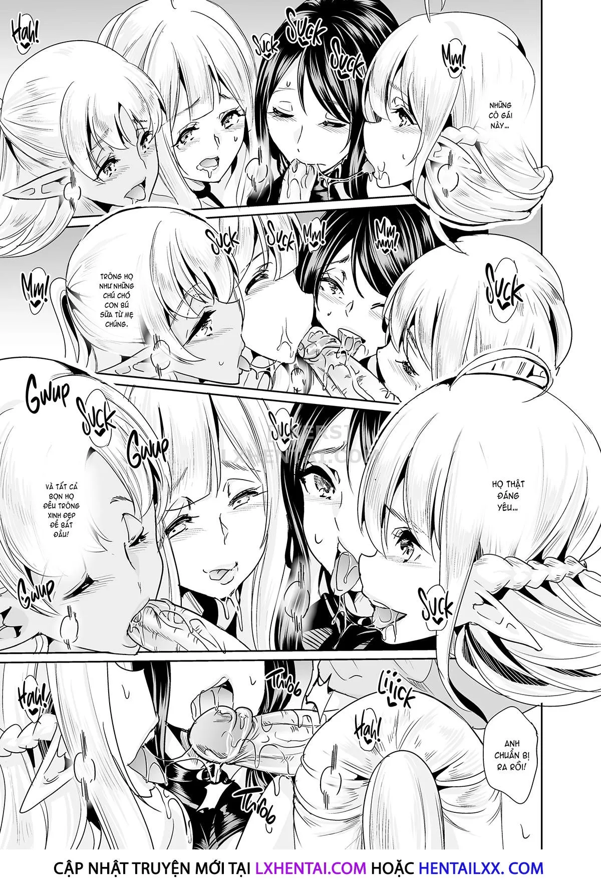 HentaiVN.net - Ảnh 25 - Slutty Elf Sisters Seeking a Husband - Chap 3 - Harem Quartet