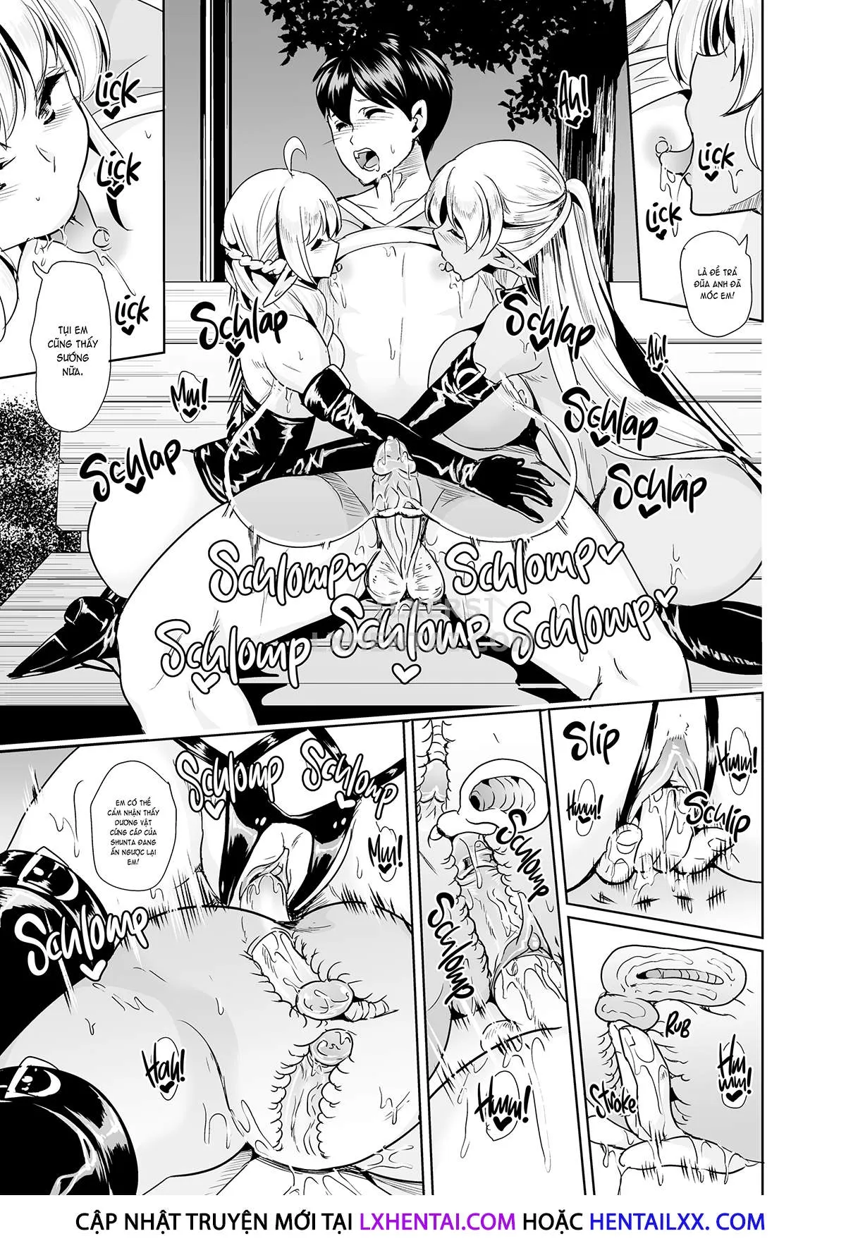 HentaiVN.net - Ảnh 33 - Slutty Elf Sisters Seeking a Husband - Chap 3 - Harem Quartet