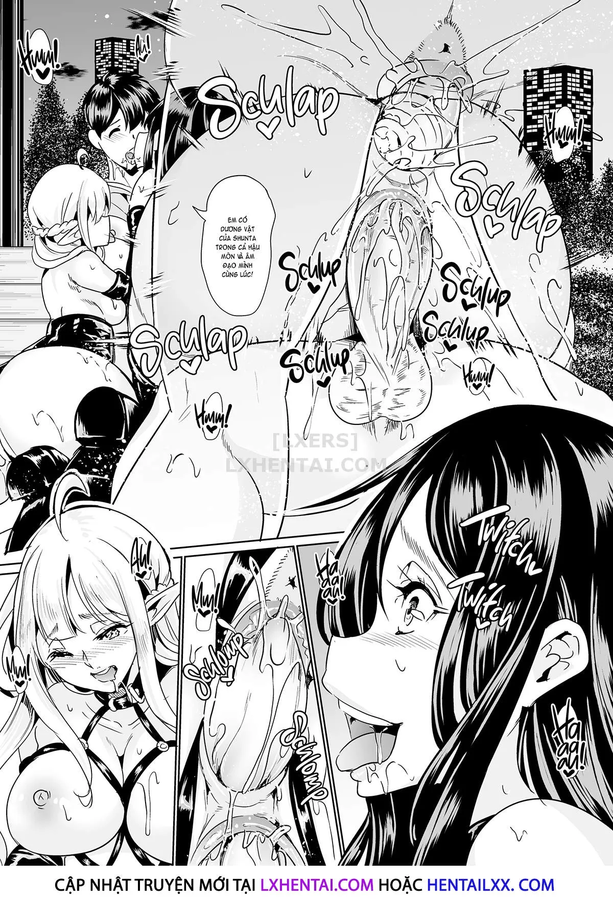 HentaiVN.net - Ảnh 35 - Slutty Elf Sisters Seeking a Husband - Chap 3 - Harem Quartet