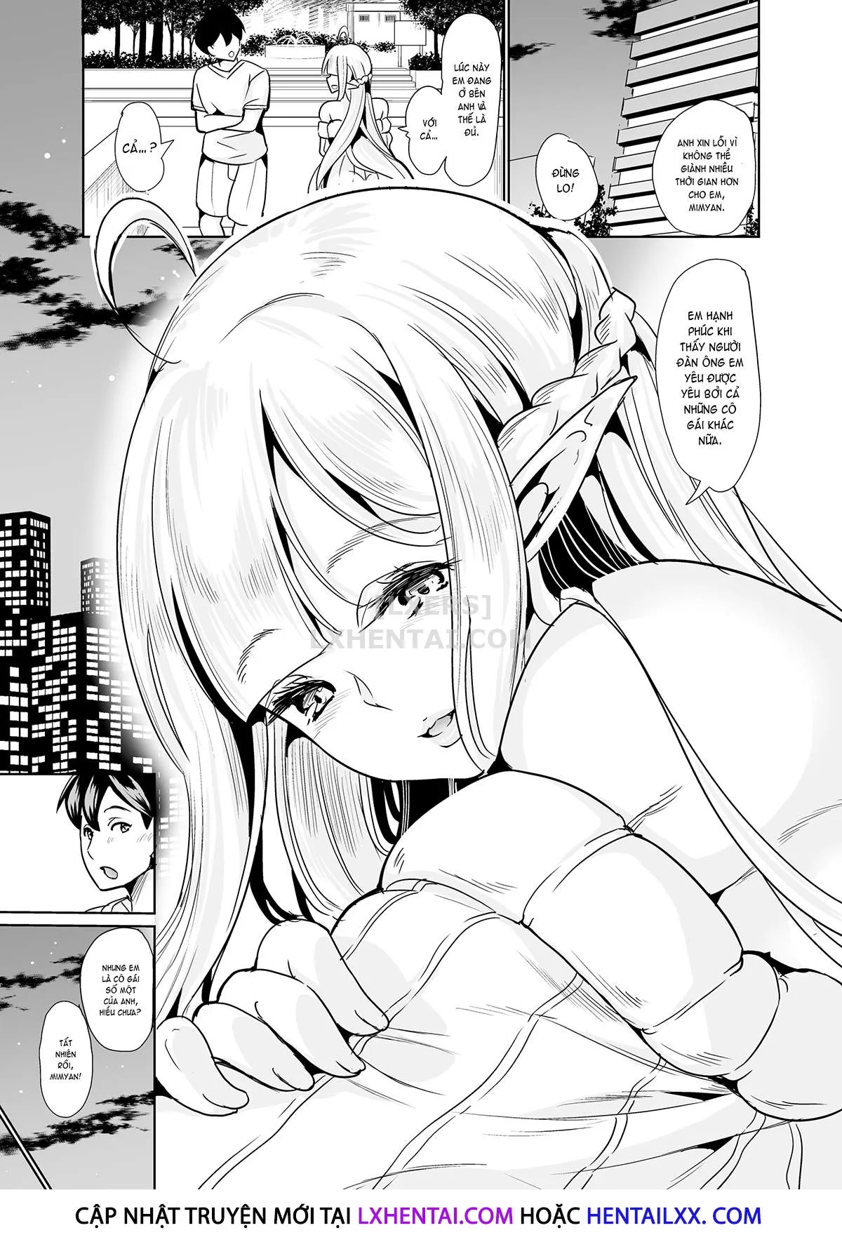 HentaiVN.net - Ảnh 37 - Slutty Elf Sisters Seeking a Husband - Chap 3 - Harem Quartet