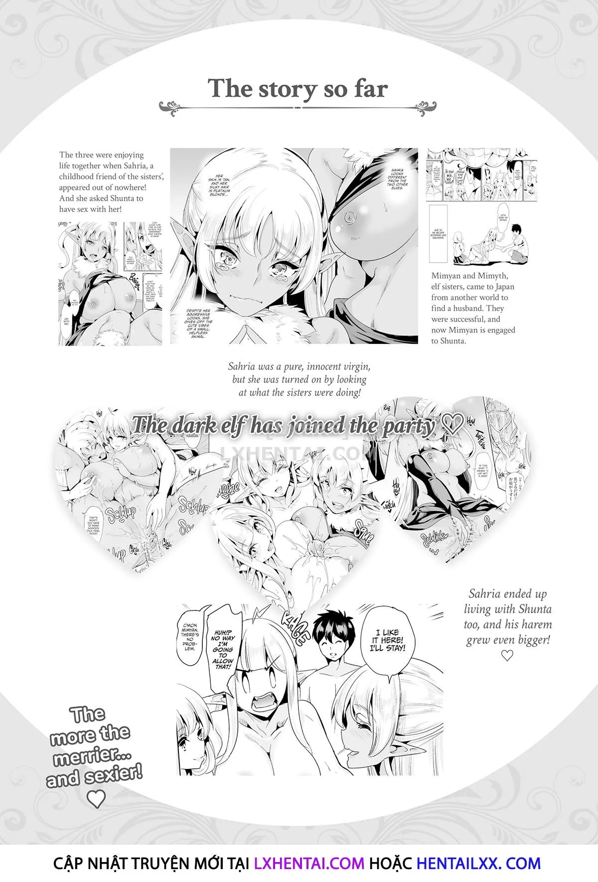 HentaiVN.net - Ảnh 6 - Slutty Elf Sisters Seeking a Husband - Chap 3 - Harem Quartet