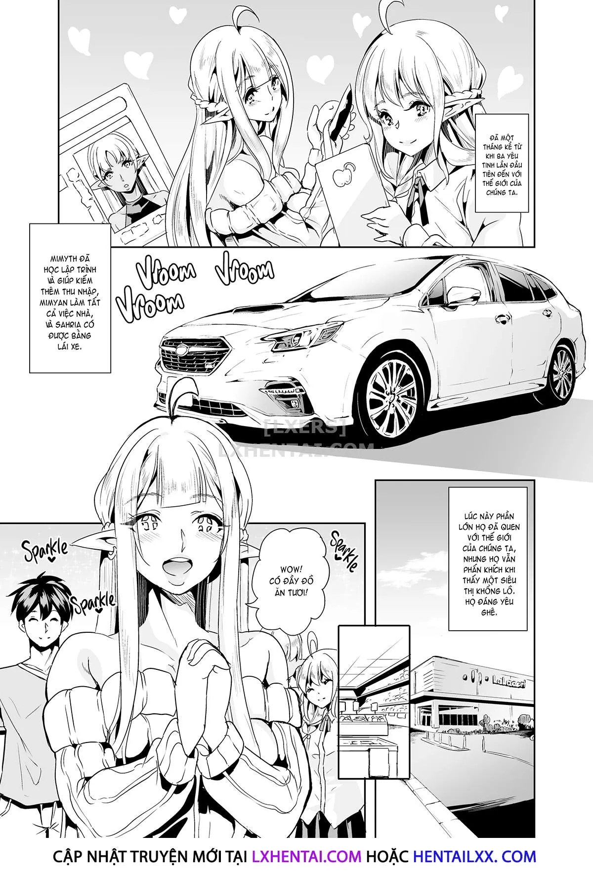 HentaiVN.net - Ảnh 7 - Slutty Elf Sisters Seeking a Husband - Chap 3 - Harem Quartet