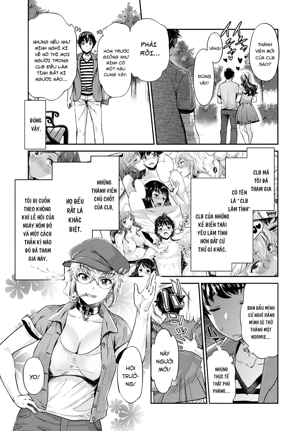 HentaiVN.net - Ảnh 3 - Ishoku Bitch to YariCir Seikatsu [The Fuck Club's Different Hues of Ho] - Chap 2
