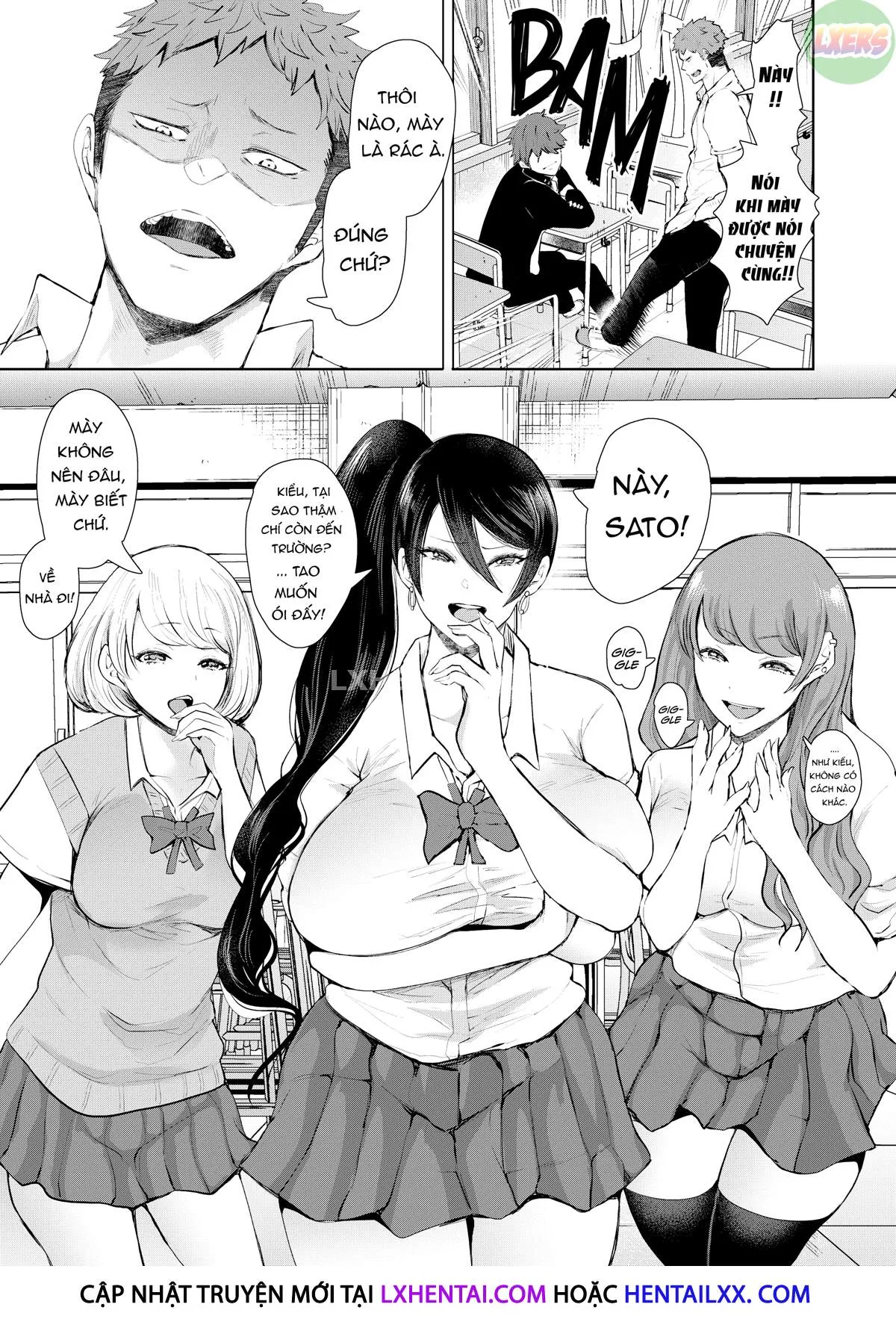 HentaiVN.net - Ảnh 8 - Sato's Revenge - Chap 2 - Show Those Bullies Whos Boss!