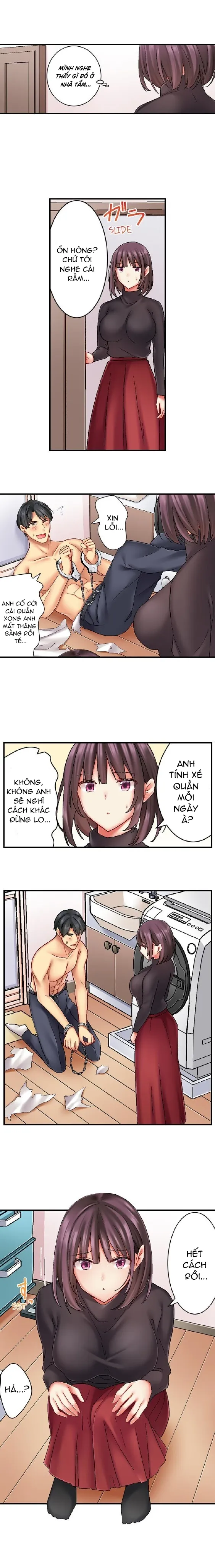 HentaiVN.net - Ảnh 7 - Cuộc sống của cặp đôi mới cưới [OUR KINKY NEWLYWED LIFE] - Chap 1: còng tay...