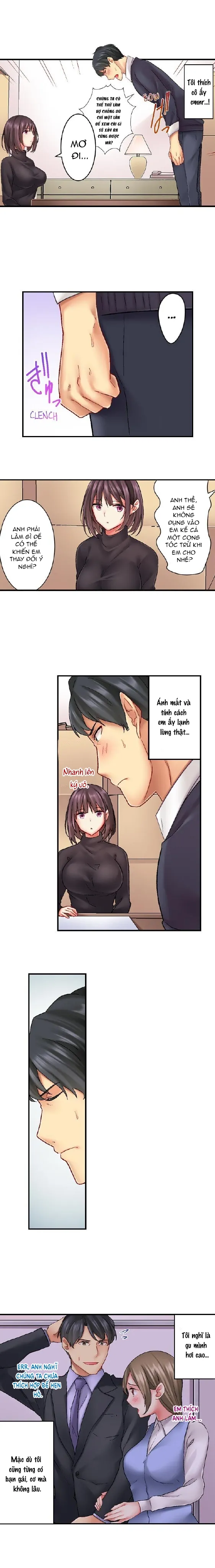 HentaiVN.net - Ảnh 3 - Cuộc sống của cặp đôi mới cưới [OUR KINKY NEWLYWED LIFE] - Chap 1: còng tay...