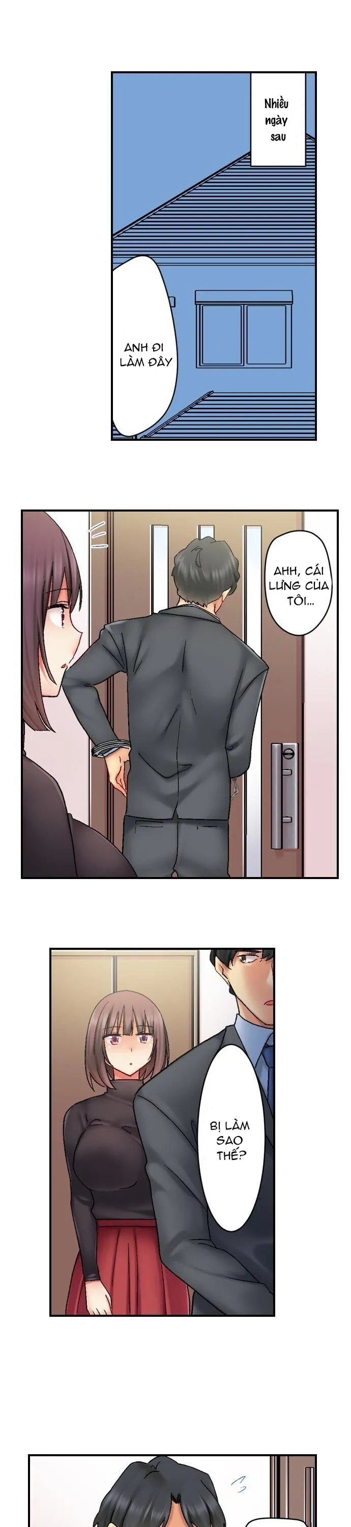 HentaiVN.net - Ảnh 4 - Cuộc sống của cặp đôi mới cưới [OUR KINKY NEWLYWED LIFE] - Chap 4: Ngủ chung