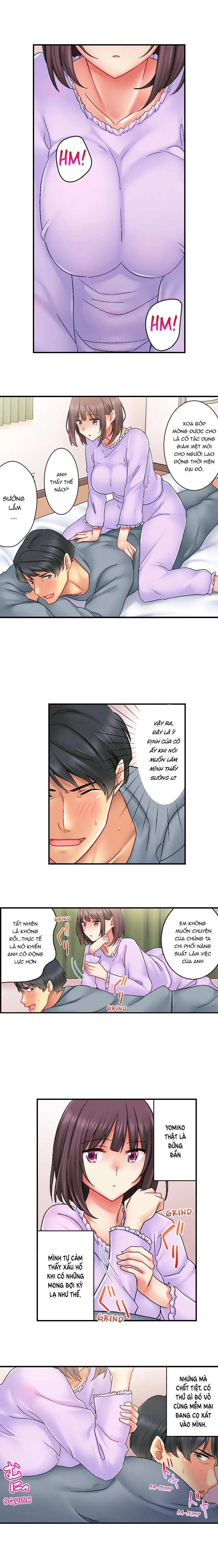 HentaiVN.net - Ảnh 3 - Cuộc sống của cặp đôi mới cưới [OUR KINKY NEWLYWED LIFE] - Chap 5: Mát xa