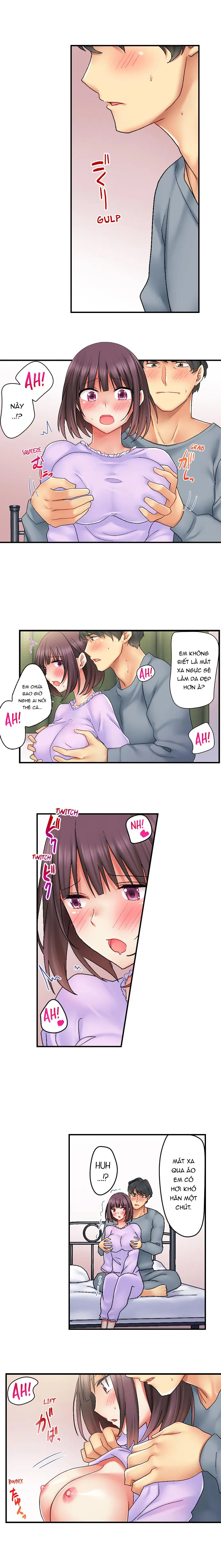 HentaiVN.net - Ảnh 4 - Cuộc sống của cặp đôi mới cưới [OUR KINKY NEWLYWED LIFE] - Chap 5: Mát xa