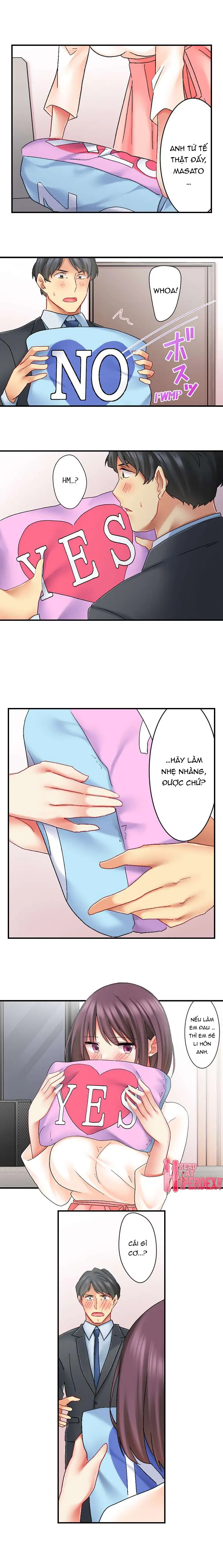 HentaiVN.net - Ảnh 7 - Cuộc sống của cặp đôi mới cưới [OUR KINKY NEWLYWED LIFE] - Chap 7: Bật đèn xanh.