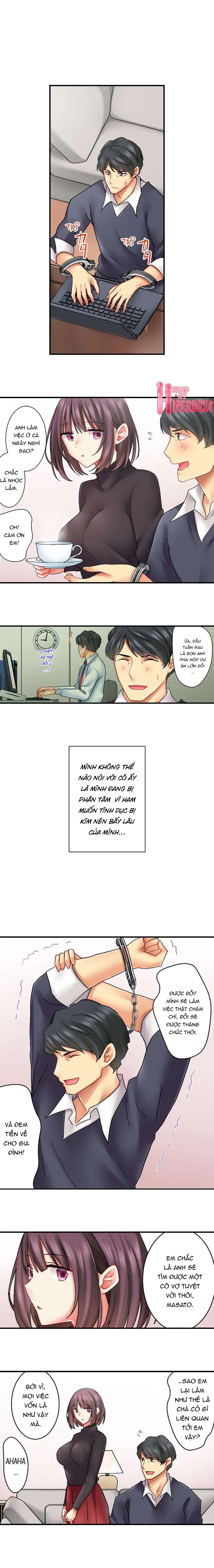 HentaiVN.net - Ảnh 3 - Cuộc sống của cặp đôi mới cưới [OUR KINKY NEWLYWED LIFE] - Chap 7: Bật đèn xanh.