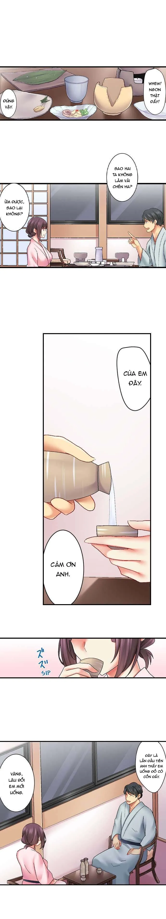 HentaiVN.net - Ảnh 3 - Cuộc sống của cặp đôi mới cưới [OUR KINKY NEWLYWED LIFE] - Chap 11: Say rượu