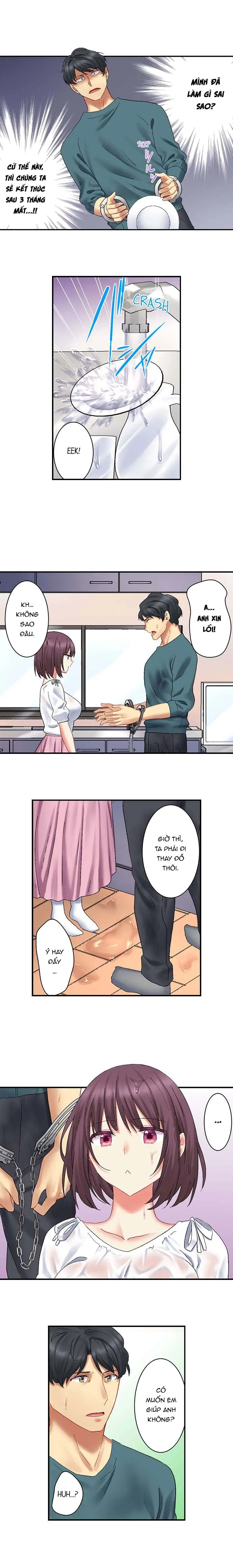 HentaiVN.net - Ảnh 4 - Cuộc sống của cặp đôi mới cưới [OUR KINKY NEWLYWED LIFE] - Chap 13: Dam dang