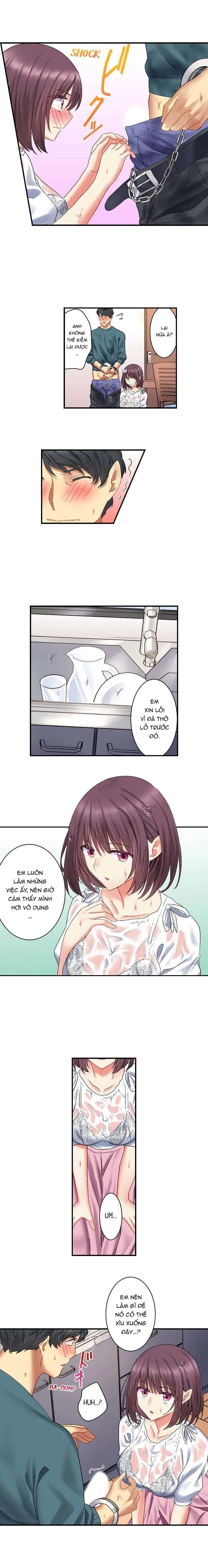 HentaiVN.net - Ảnh 5 - Cuộc sống của cặp đôi mới cưới [OUR KINKY NEWLYWED LIFE] - Chap 13: Dam dang