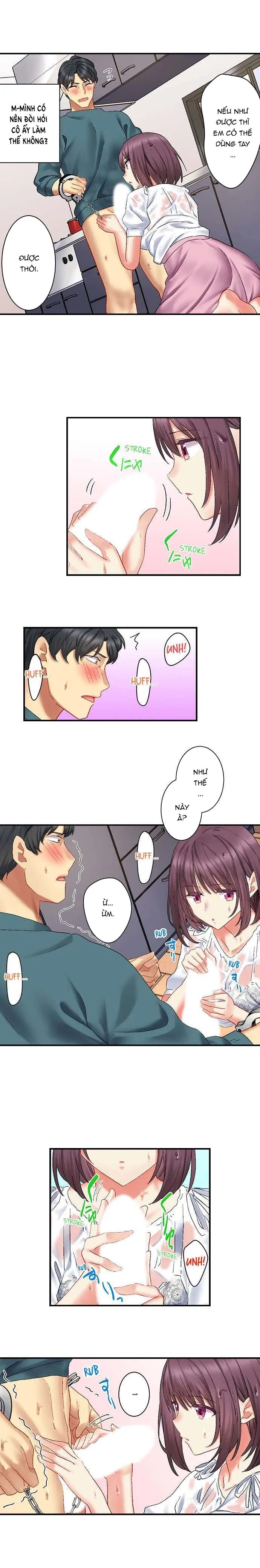HentaiVN.net - Ảnh 3 - Cuộc sống của cặp đôi mới cưới [OUR KINKY NEWLYWED LIFE] - Chap 14: Bú