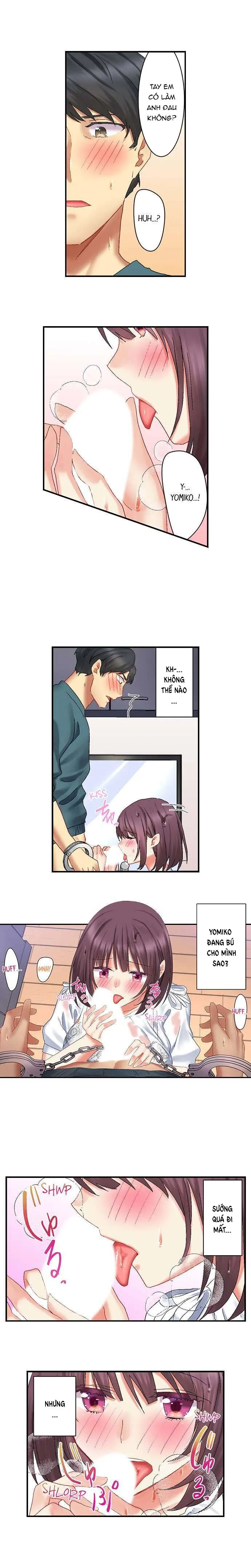 HentaiVN.net - Ảnh 4 - Cuộc sống của cặp đôi mới cưới [OUR KINKY NEWLYWED LIFE] - Chap 14: Bú