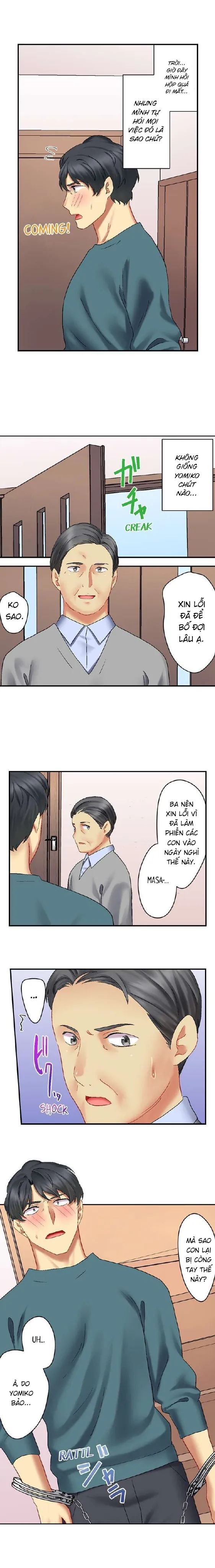 HentaiVN.net - Ảnh 7 - Cuộc sống của cặp đôi mới cưới [OUR KINKY NEWLYWED LIFE] - Chap 15: Đụng độ bố vợ