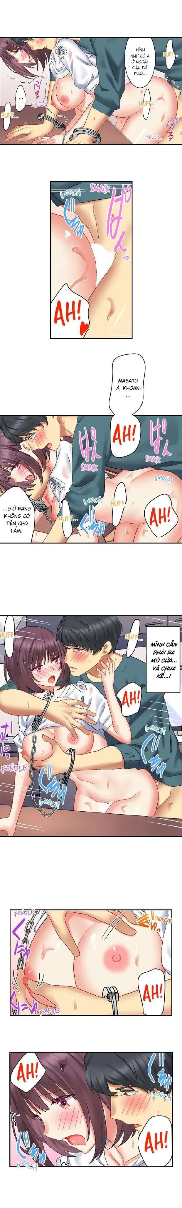 HentaiVN.net - Ảnh 3 - Cuộc sống của cặp đôi mới cưới [OUR KINKY NEWLYWED LIFE] - Chap 15: Đụng độ bố vợ