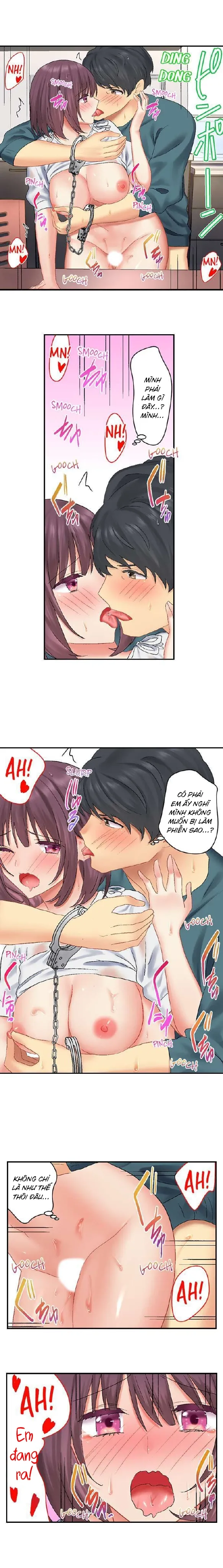 HentaiVN.net - Ảnh 4 - Cuộc sống của cặp đôi mới cưới [OUR KINKY NEWLYWED LIFE] - Chap 15: Đụng độ bố vợ