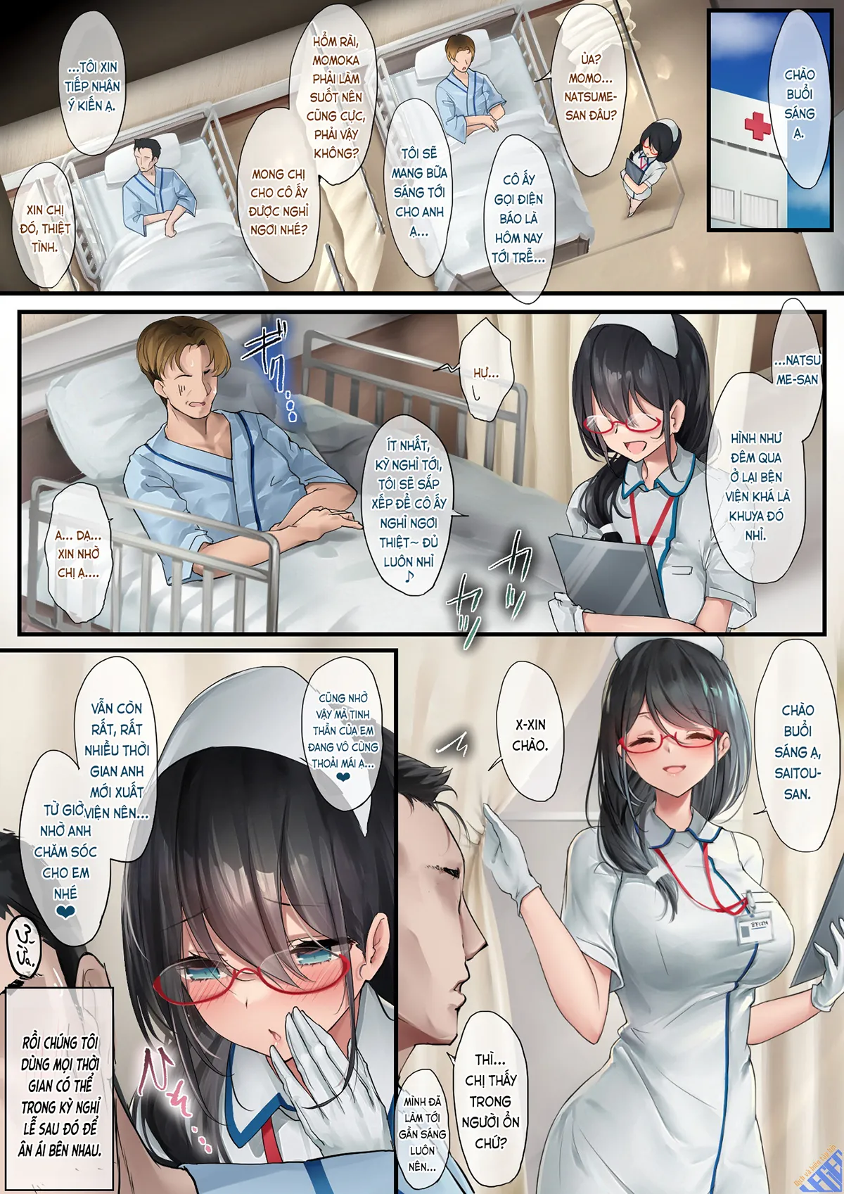 HentaiVN.net - Ảnh 22 - Điều dưỡng tươi đẹp (nguyên tác) [Adeyaka Nursing; あでやかナーシング] - Chap 1