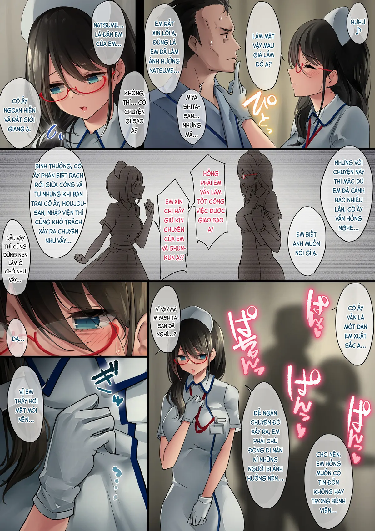 HentaiVN.net - Ảnh 8 - Điều dưỡng tươi đẹp (nguyên tác) [Adeyaka Nursing; あでやかナーシング] - Chap 1