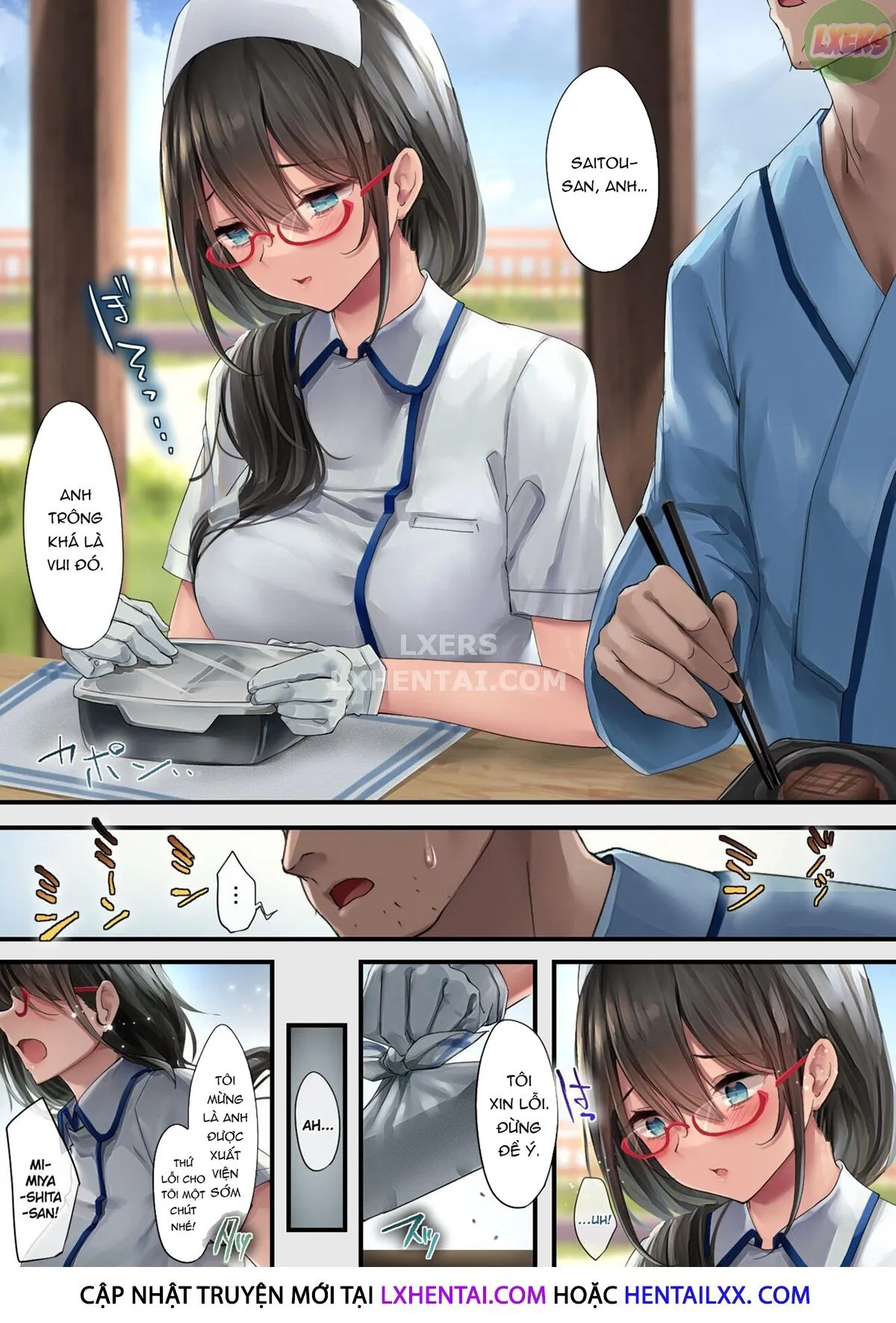 HentaiVN.net - Ảnh 16 - Điều dưỡng tươi đẹp (nguyên tác) [Adeyaka Nursing; あでやかナーシング] - Chap 2 - [END]