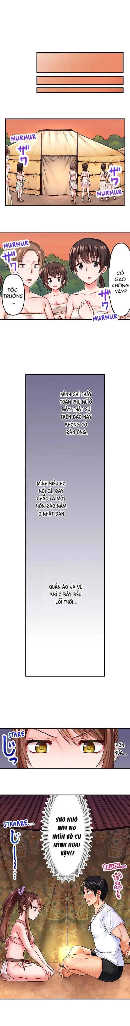 HentaiVN.net - Ảnh 7 - Lạc đến đảo phụ nữ và thịt hết gái ở đấy [Girl's land: Only i can fuck them all] - Chap 1: Cắt cu...