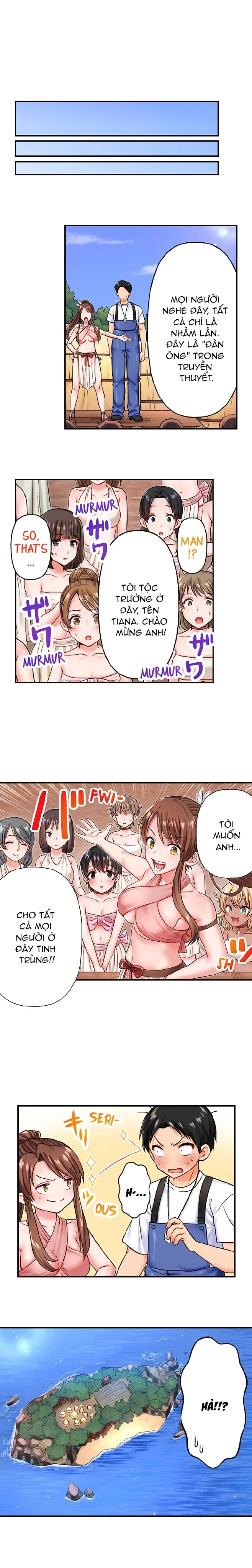 HentaiVN.net - Ảnh 8 - Lạc đến đảo phụ nữ và thịt hết gái ở đấy [Girl's land: Only i can fuck them all] - Chap 3: Địt thật ( chạm eng )