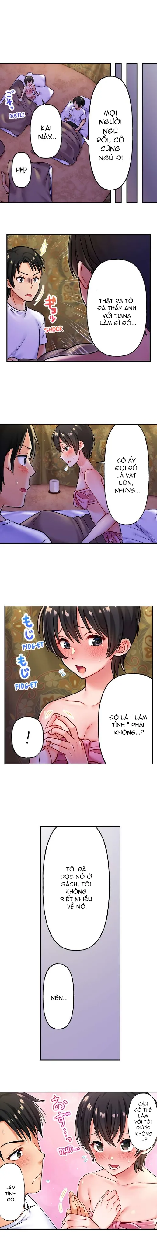 HentaiVN.net - Ảnh 7 - Lạc đến đảo phụ nữ và thịt hết gái ở đấy [Girl's land: Only i can fuck them all] - Chap 4 : làm tình với tớ nha