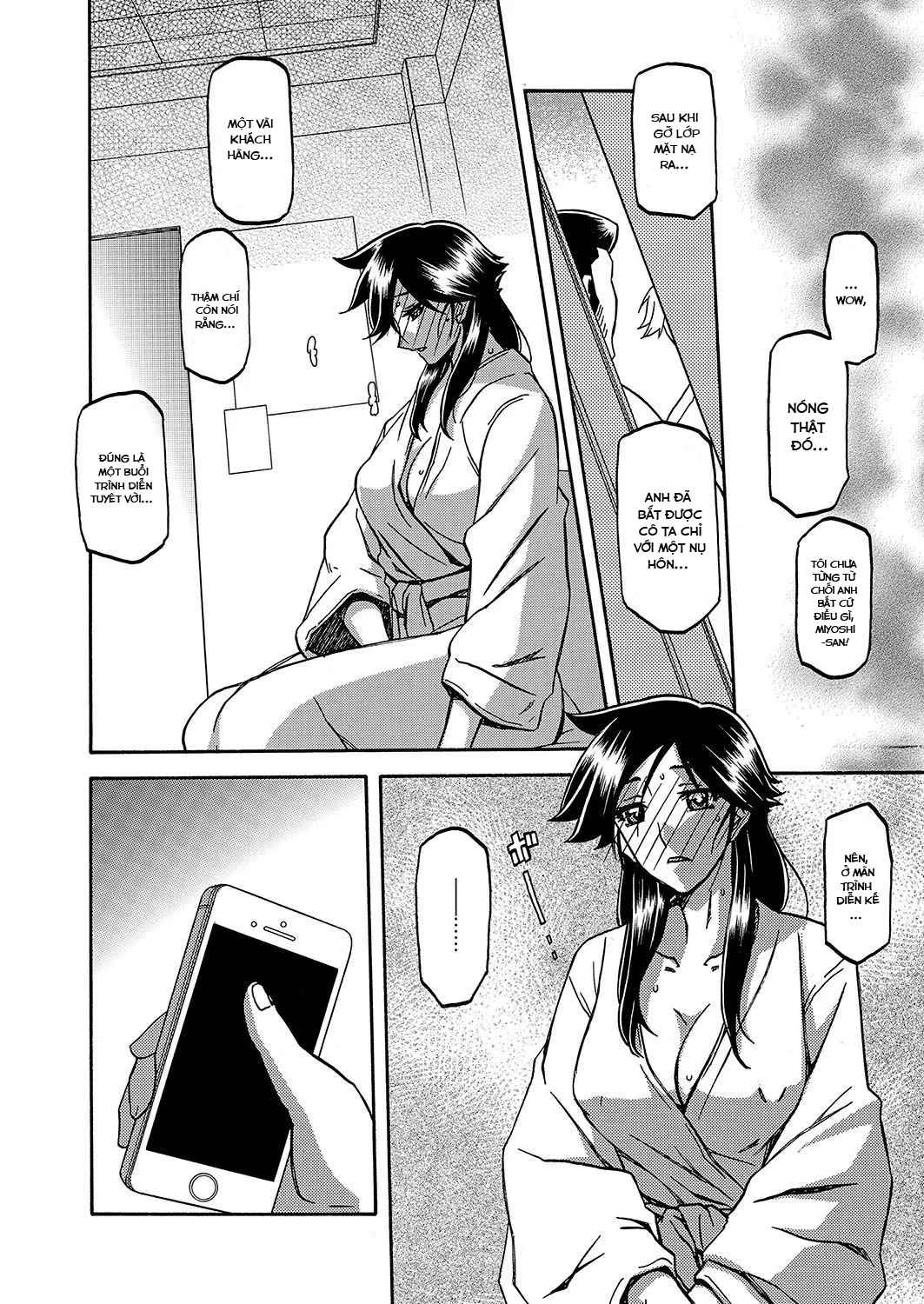 HentaiVN.net - Ảnh 12 - Sự rung chuyển của mặt trăng [Gekkakou no Ori The Tuberose's Cage] - Chap 13 - Trụy lạc