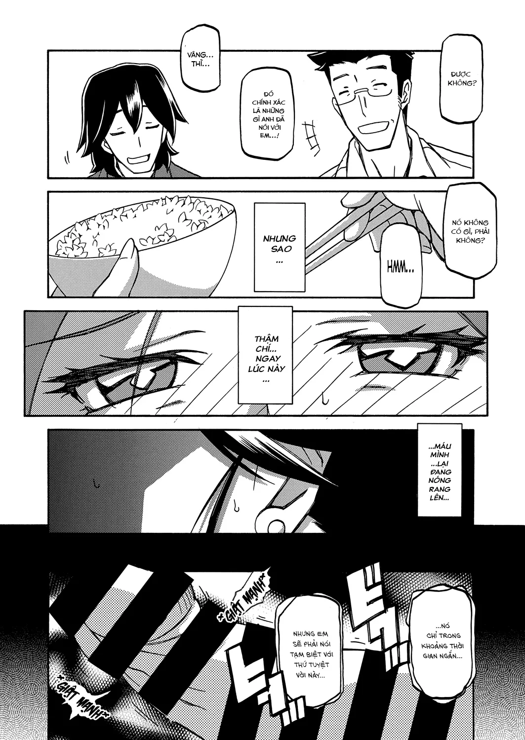 HentaiVN.net - Ảnh 15 - Sự rung chuyển của mặt trăng [Gekkakou no Ori The Tuberose's Cage] - Chap 15 - Gian trá