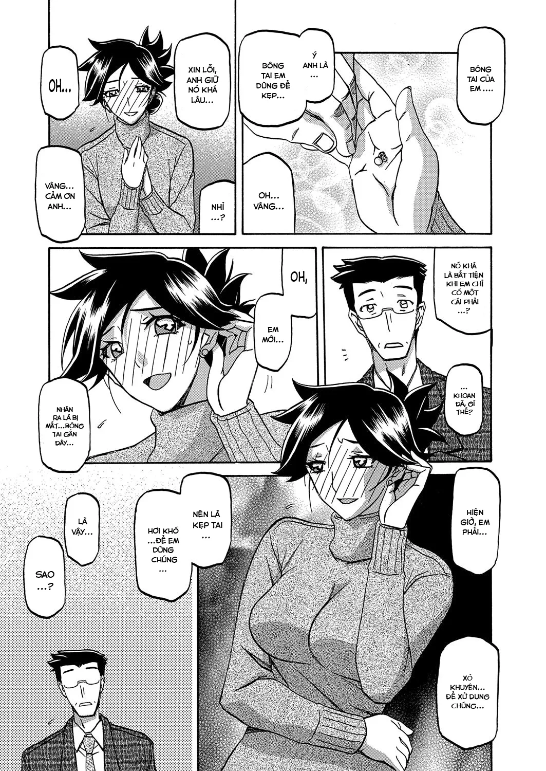 HentaiVN.net - Ảnh 5 - Sự rung chuyển của mặt trăng [Gekkakou no Ori The Tuberose's Cage] - Chap 15 - Gian trá