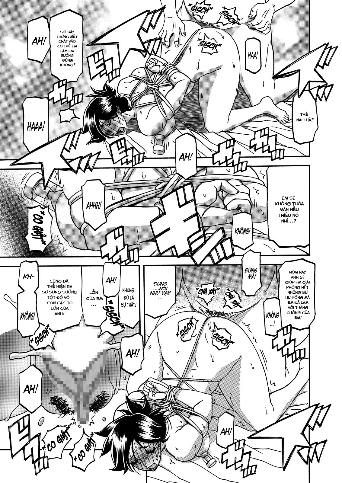 HentaiVN.net - Ảnh 15 - Sự rung chuyển của mặt trăng [Gekkakou no Ori The Tuberose's Cage] - Chap 16 - Cắn rứt