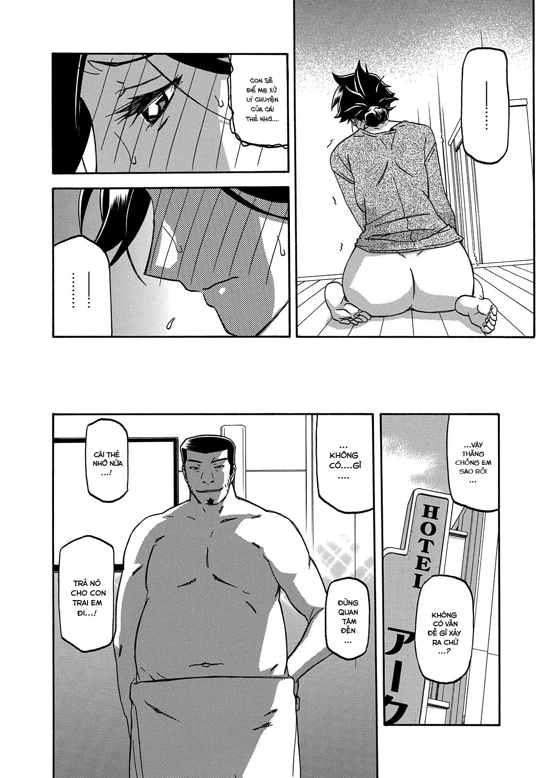 HentaiVN.net - Ảnh 8 - Sự rung chuyển của mặt trăng [Gekkakou no Ori The Tuberose's Cage] - Chap 16 - Cắn rứt