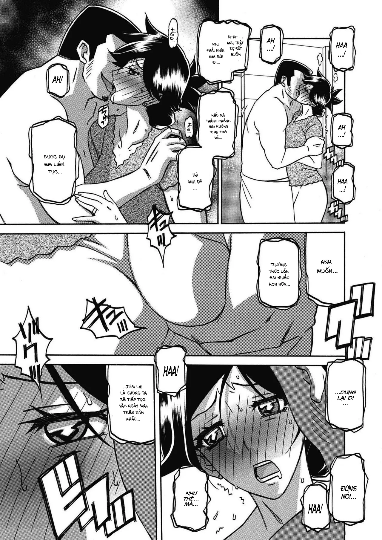 HentaiVN.net - Ảnh 5 - Sự rung chuyển của mặt trăng [Gekkakou no Ori The Tuberose's Cage] - Chap 17 - Ham mê