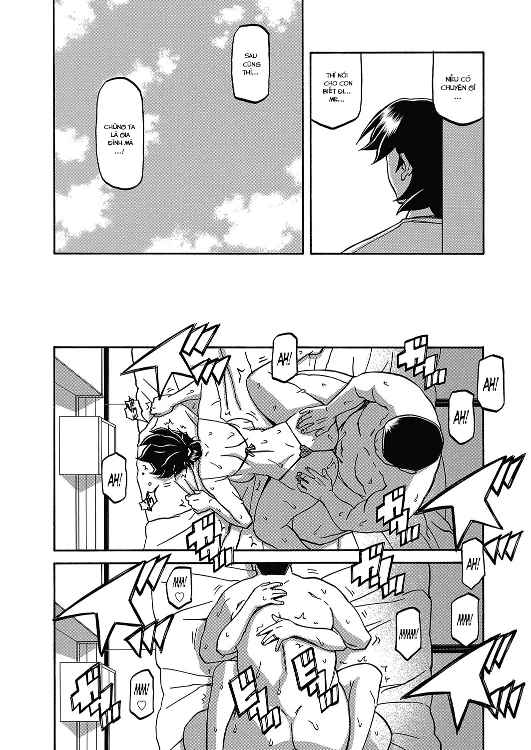 HentaiVN.net - Ảnh 10 - Sự rung chuyển của mặt trăng [Gekkakou no Ori The Tuberose's Cage] - Chap 18 - Gia đình