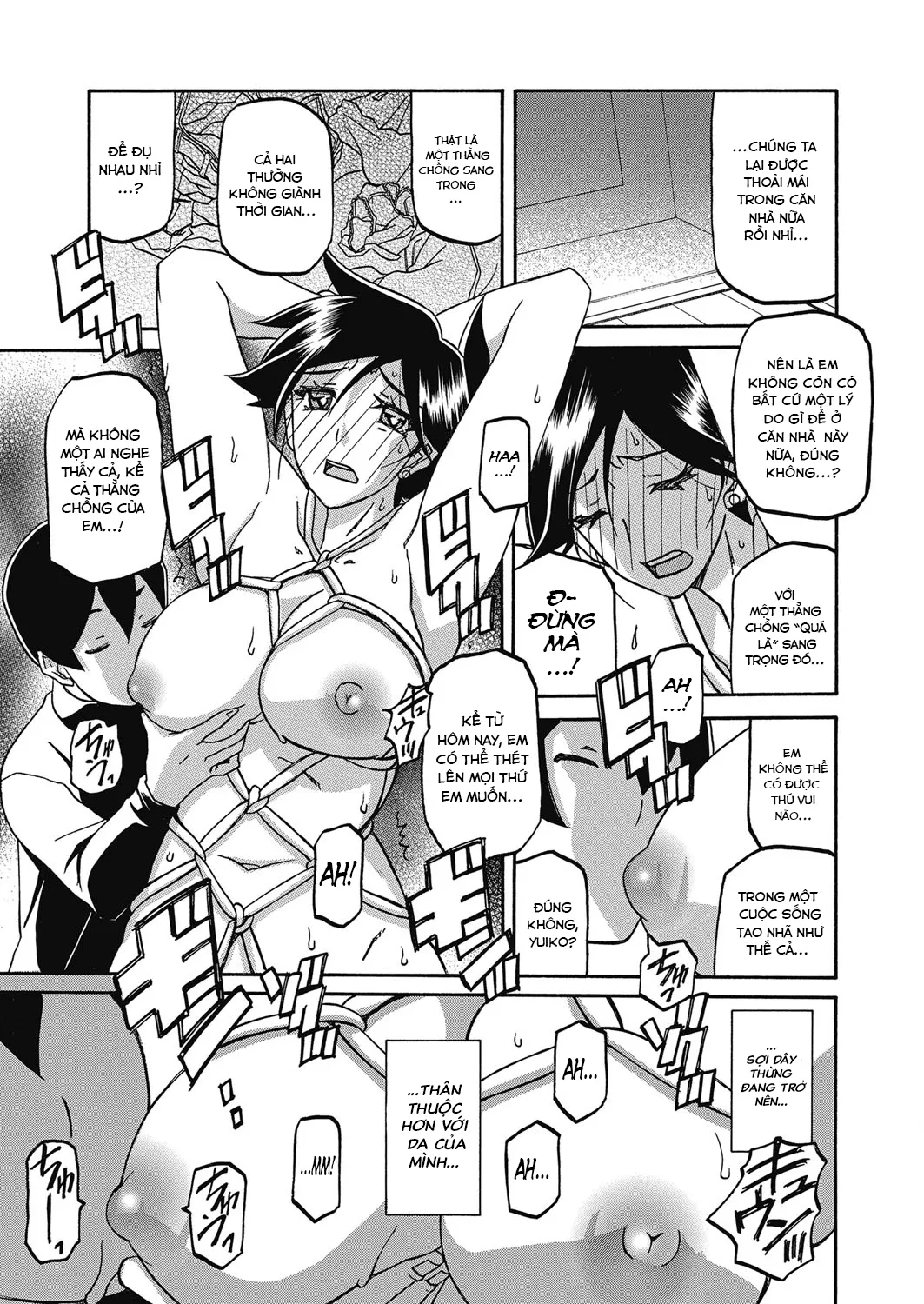 HentaiVN.net - Ảnh 5 - Sự rung chuyển của mặt trăng [Gekkakou no Ori The Tuberose's Cage] - Chap 21 - Tận tâm
