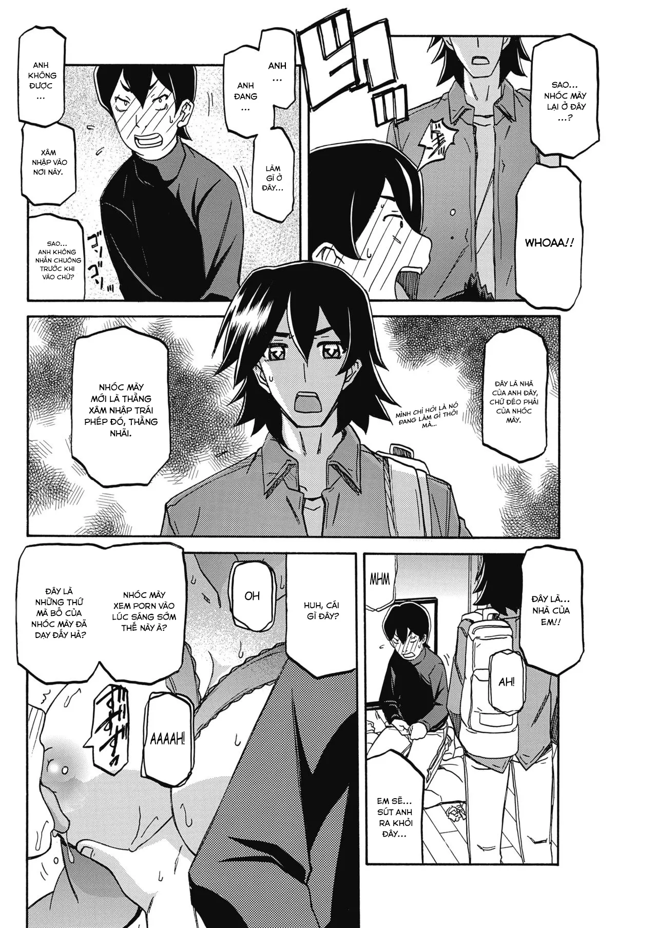 HentaiVN.net - Ảnh 6 - Sự rung chuyển của mặt trăng [Gekkakou no Ori The Tuberose's Cage] - Chap 23 - Phát hiện