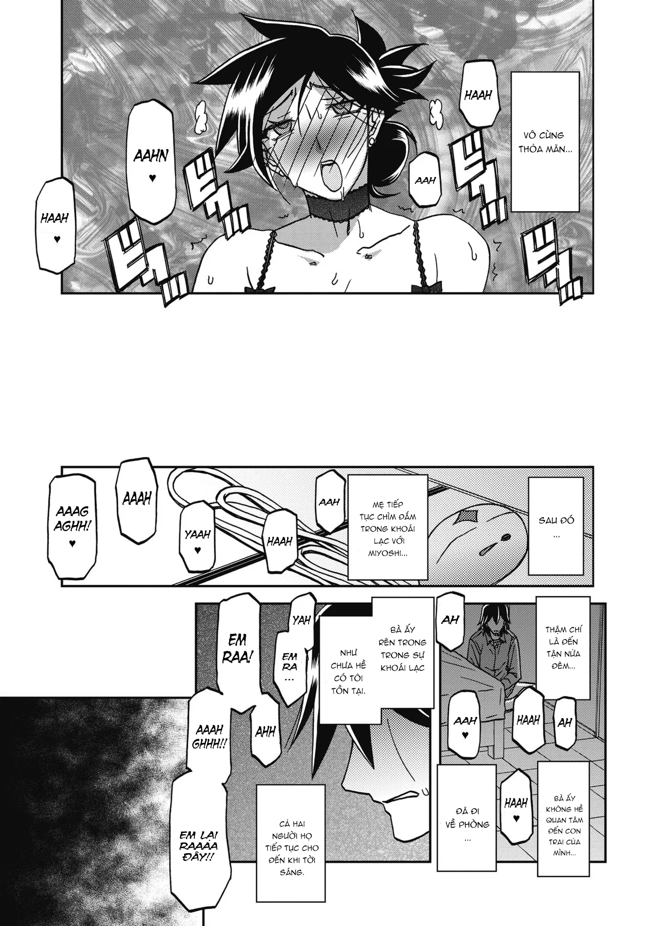 HentaiVN.net - Ảnh 11 - Sự rung chuyển của mặt trăng [Gekkakou no Ori The Tuberose's Cage] - Chap 25 - Phơi bày