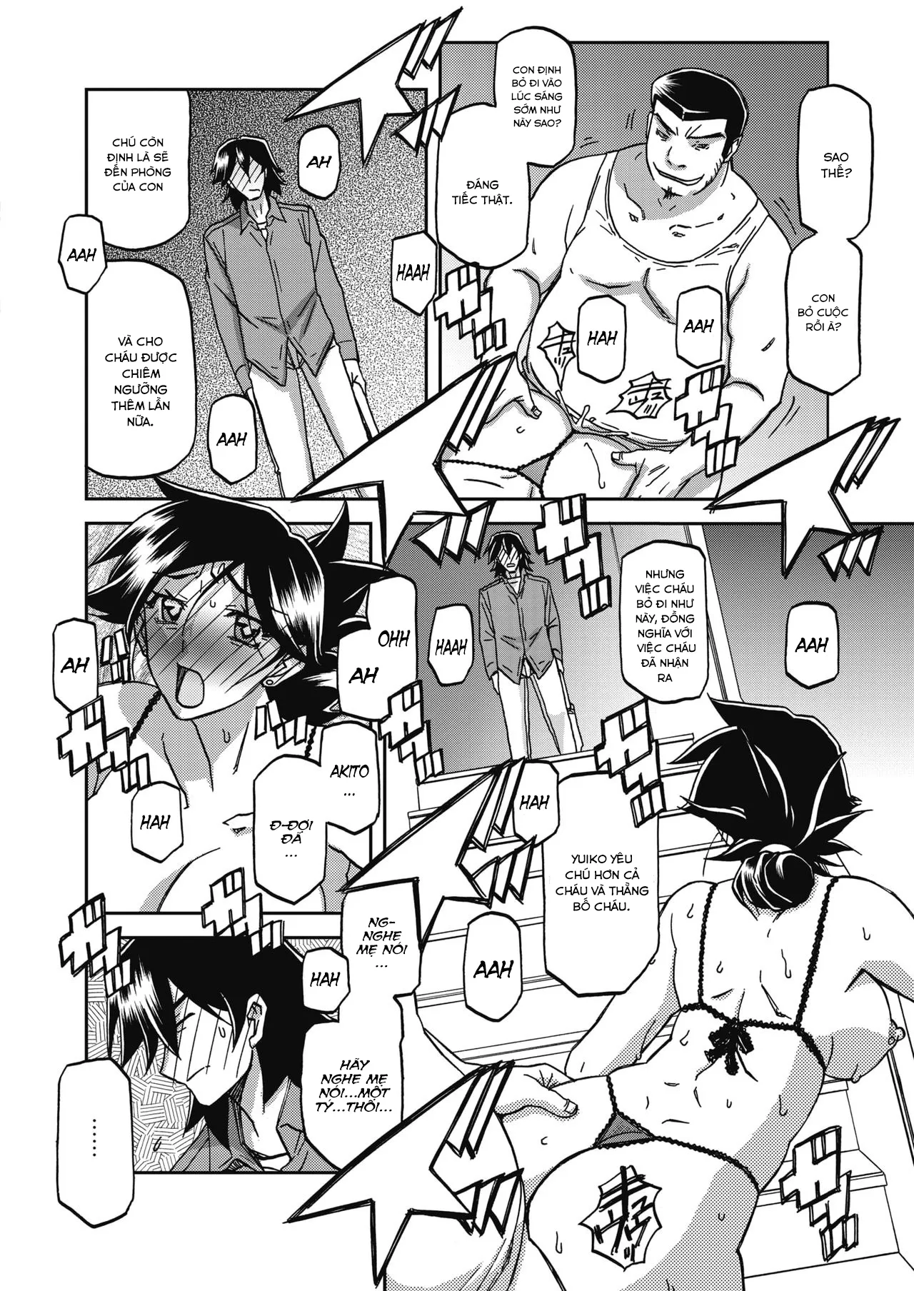 HentaiVN.net - Ảnh 12 - Sự rung chuyển của mặt trăng [Gekkakou no Ori The Tuberose's Cage] - Chap 25 - Phơi bày