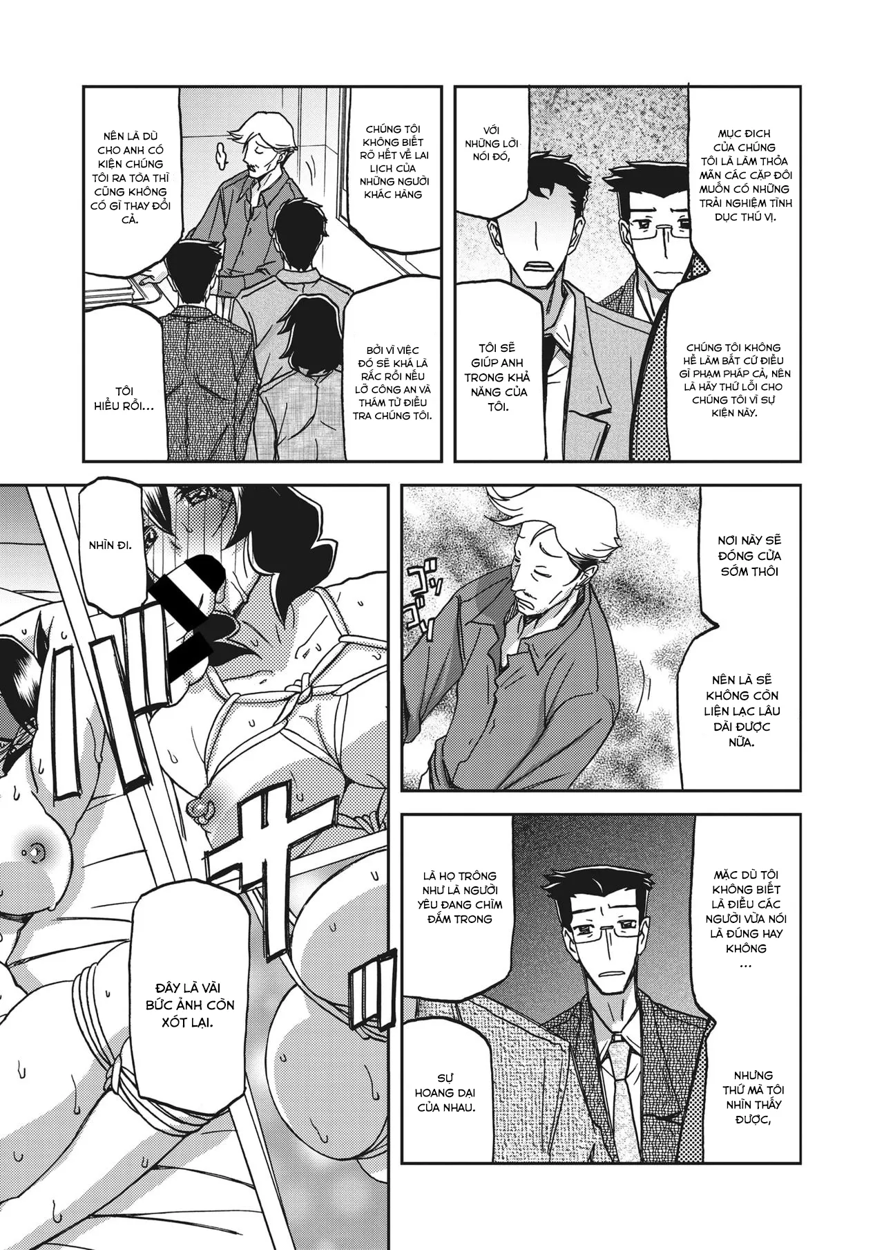 HentaiVN.net - Ảnh 13 - Sự rung chuyển của mặt trăng [Gekkakou no Ori The Tuberose's Cage] - Chap 26 - Ẩn dấu