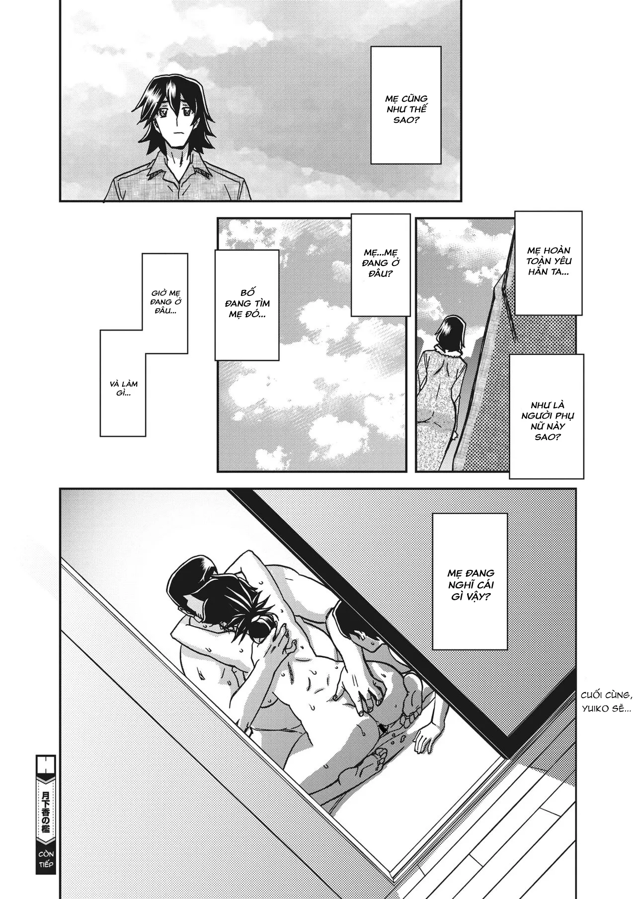 HentaiVN.net - Ảnh 21 - Sự rung chuyển của mặt trăng [Gekkakou no Ori The Tuberose's Cage] - Chap 26 - Ẩn dấu