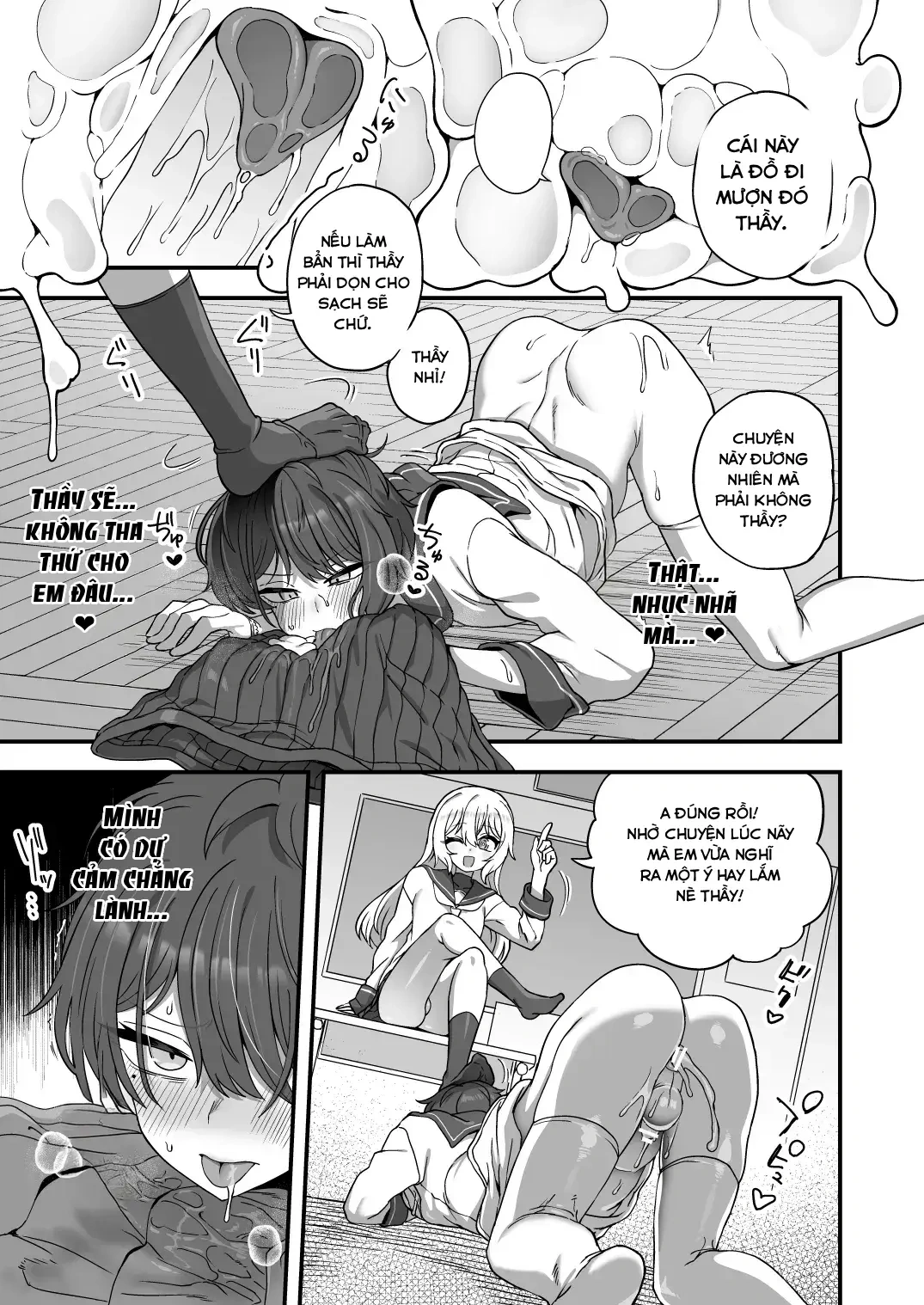 HentaiVN.net - Ảnh 28 - Houkago no Sensei wa Boku no Mono - Oneshot