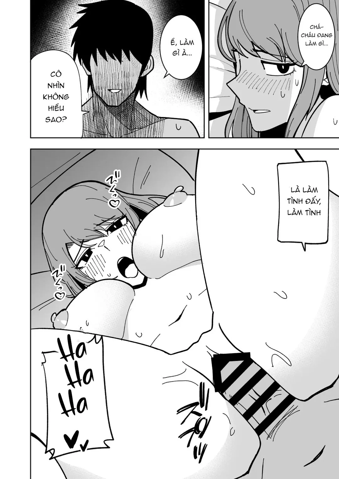 HentaiVN.net - Ảnh 13 - Bị bạn trai của con gái thịt - Oneshot