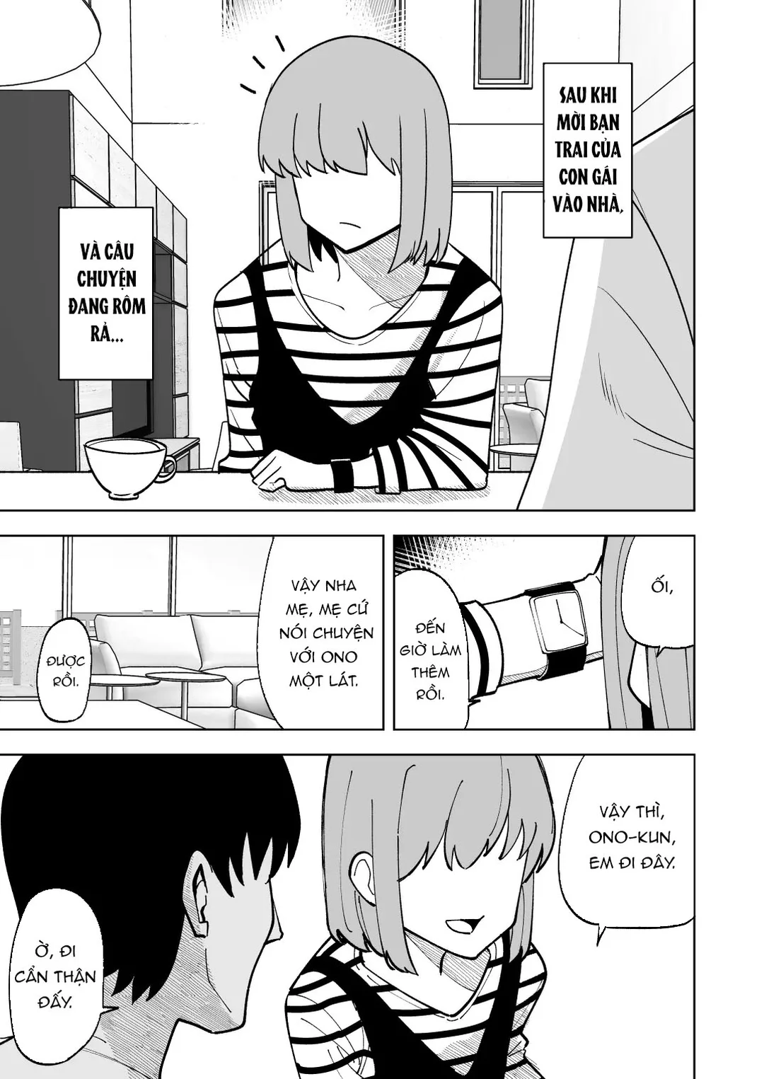 HentaiVN.net - Ảnh 4 - Bị bạn trai của con gái thịt - Oneshot