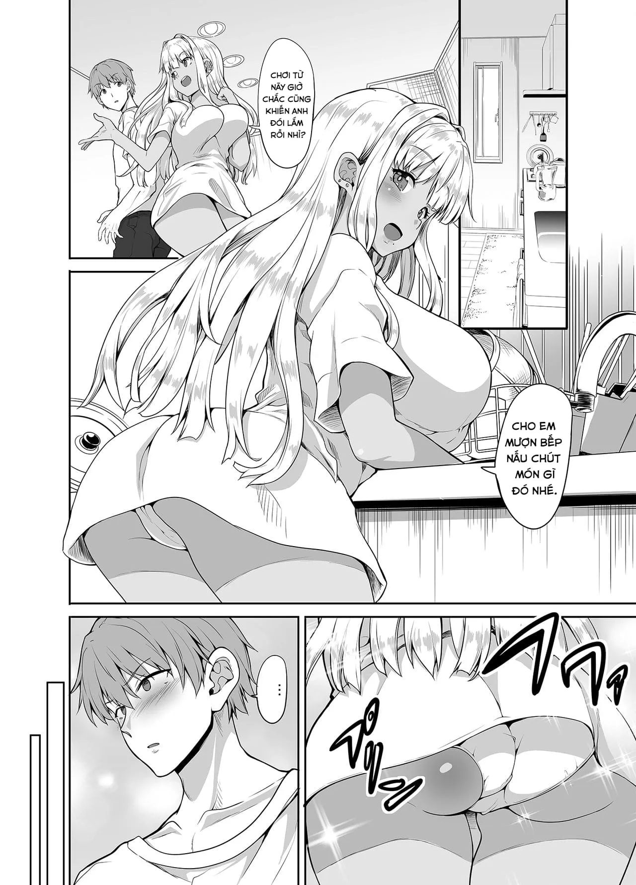 HentaiVN.net - Ảnh 23 - Vợ Nhặt thời bình [Zoku Inaka No Kuro Gal JK To Kekkon Shimashita; Inaka No Kuro Gal JK To Kekkon Shimashita; I Married A Country Kuro-Gyaru JK; Tôi, cô bé da ngăm và cuộc gặp định mệnh] - Oneshot