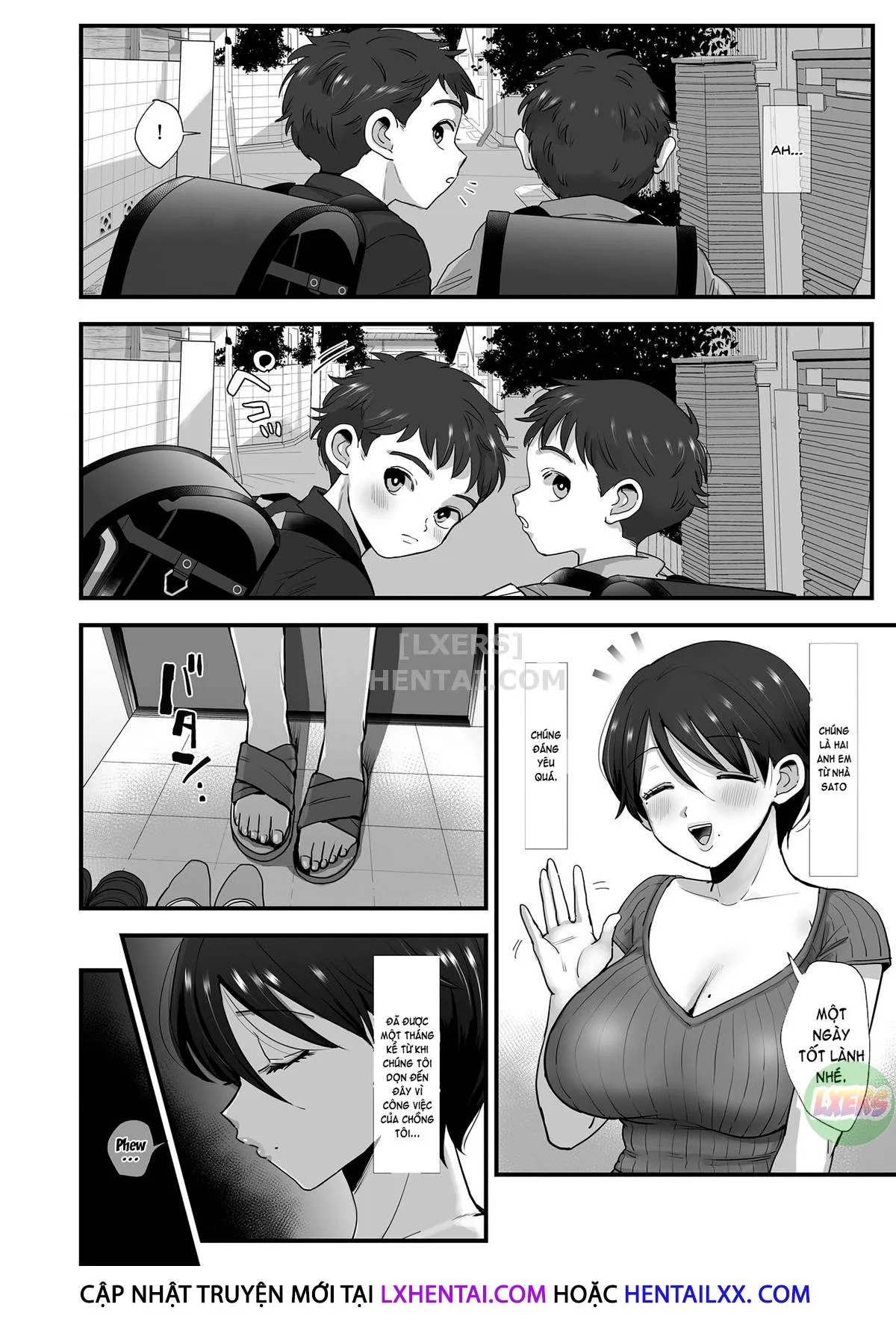 HentaiVN.net - Ảnh 8 - A Narrow-Eyed Gentle Big-Breasted Mama [Hosome Ottori Kyonyuu Mama.] - Chap 1